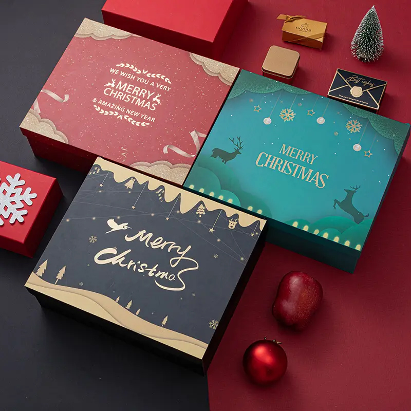 Christmas gift box 3d Xmas Gifts Boxes
