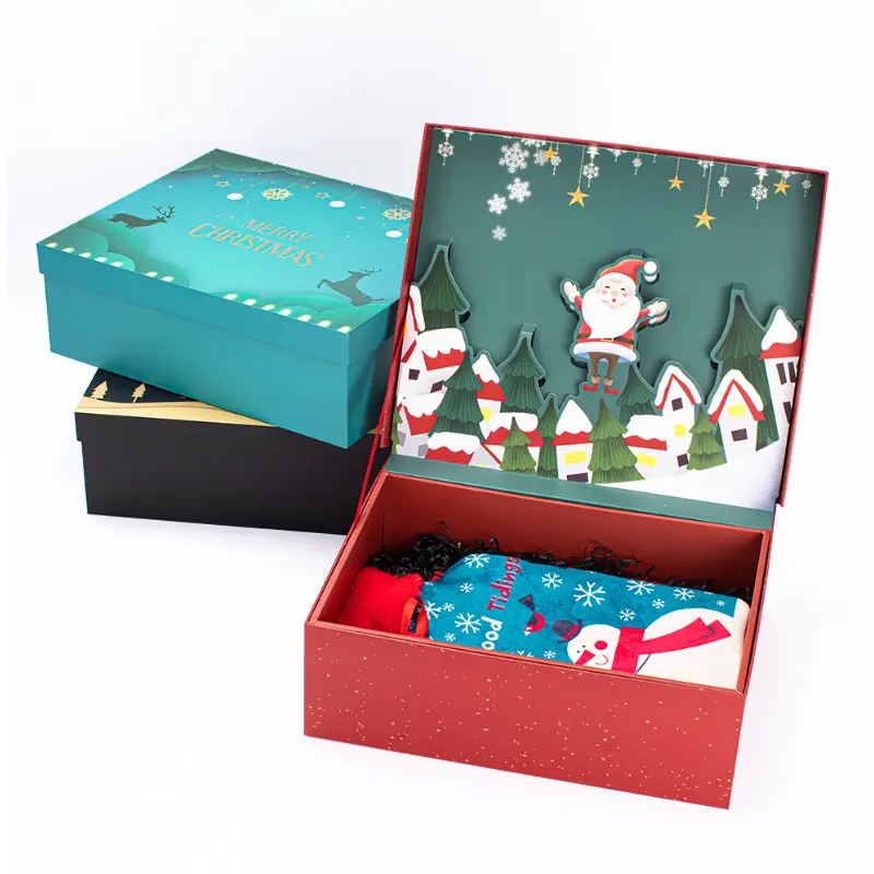 Christmas gift box 3d Xmas Gifts Boxes