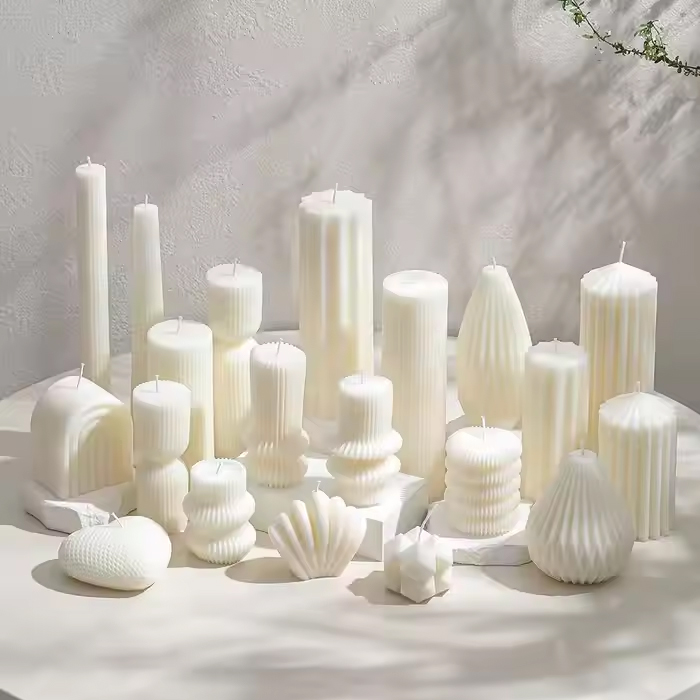 Much Shaped Geometric Scented Candles Ins Popular