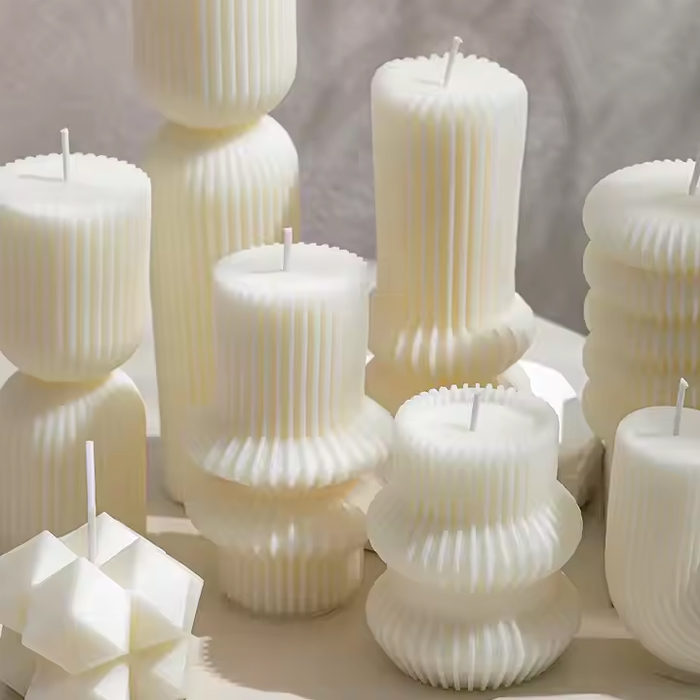 Much Shaped Geometric Scented Candles Ins Popular