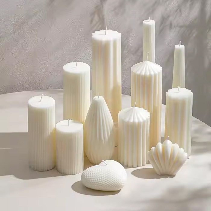 Much Shaped Geometric Scented Candles Ins Popular