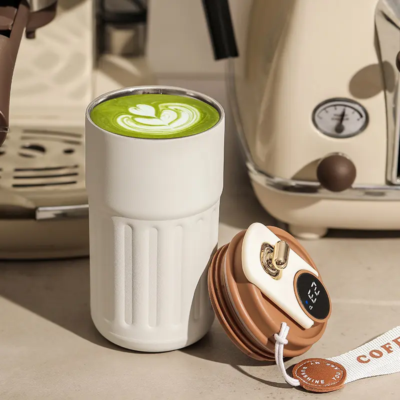 Smart Coffee Cup  LED Temperature Display